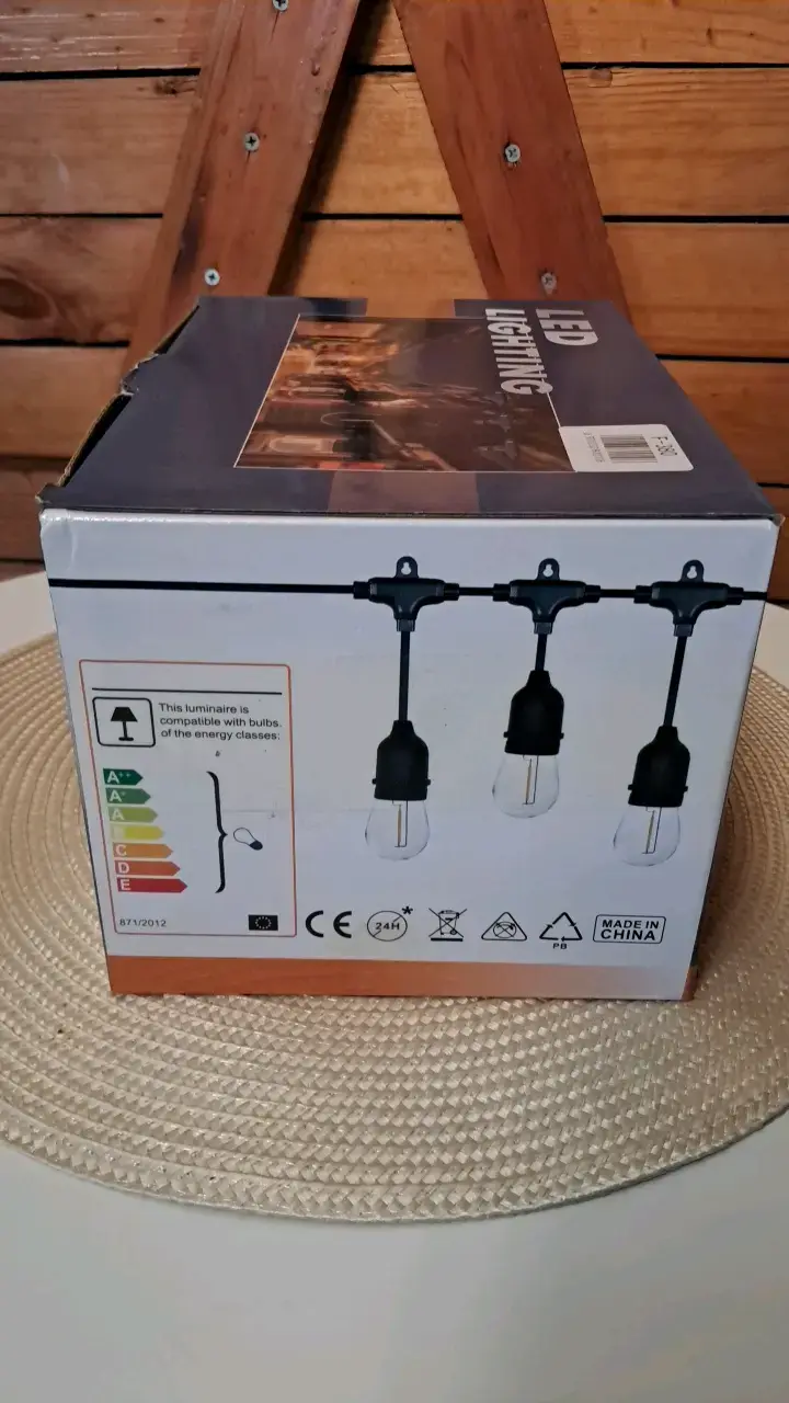 guirnalda led solar 10luces 10 metros - 3