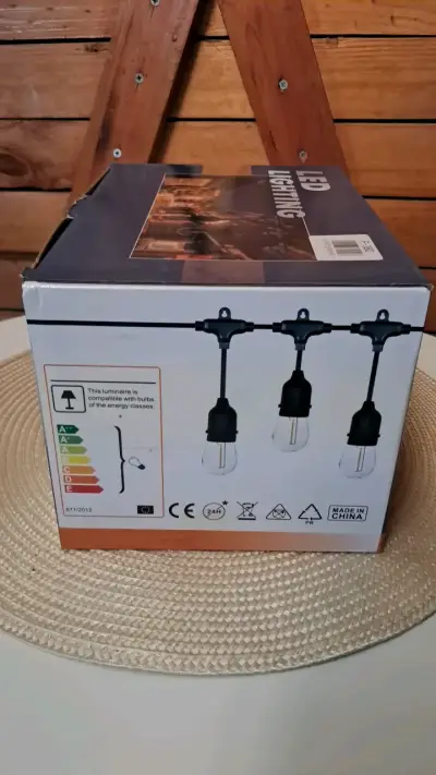 guirnalda led solar 10luces 10 metros - miniatura 3