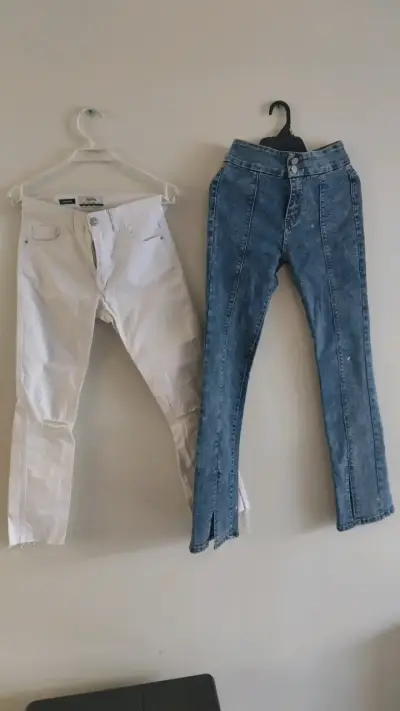Lote de jeans mujer blanco y azul - miniatura 1