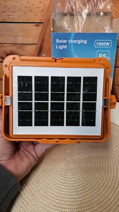 Luz LED solar 1000W linterna - miniatura 4