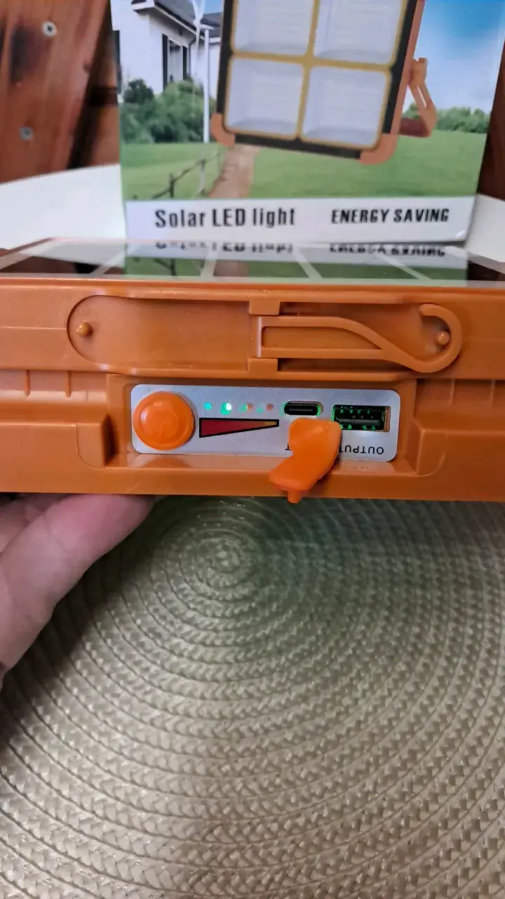 Luz LED solar 1000W linterna - 5