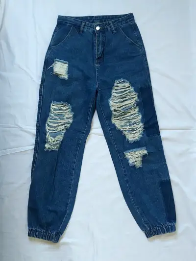 Jeans de mezclilla azul ☆ Shein XS - miniatura 2