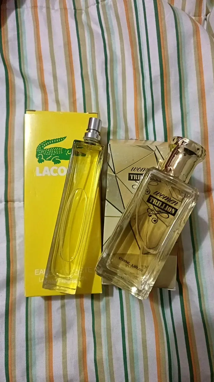Perfumes Lacoste y Trillion para mujer ALTERNATIVO