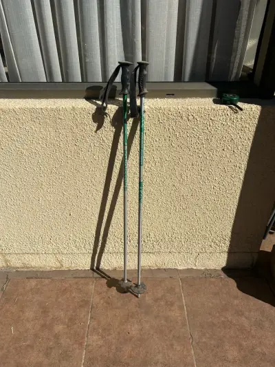 Bastones de esquí amarillos - miniatura 2