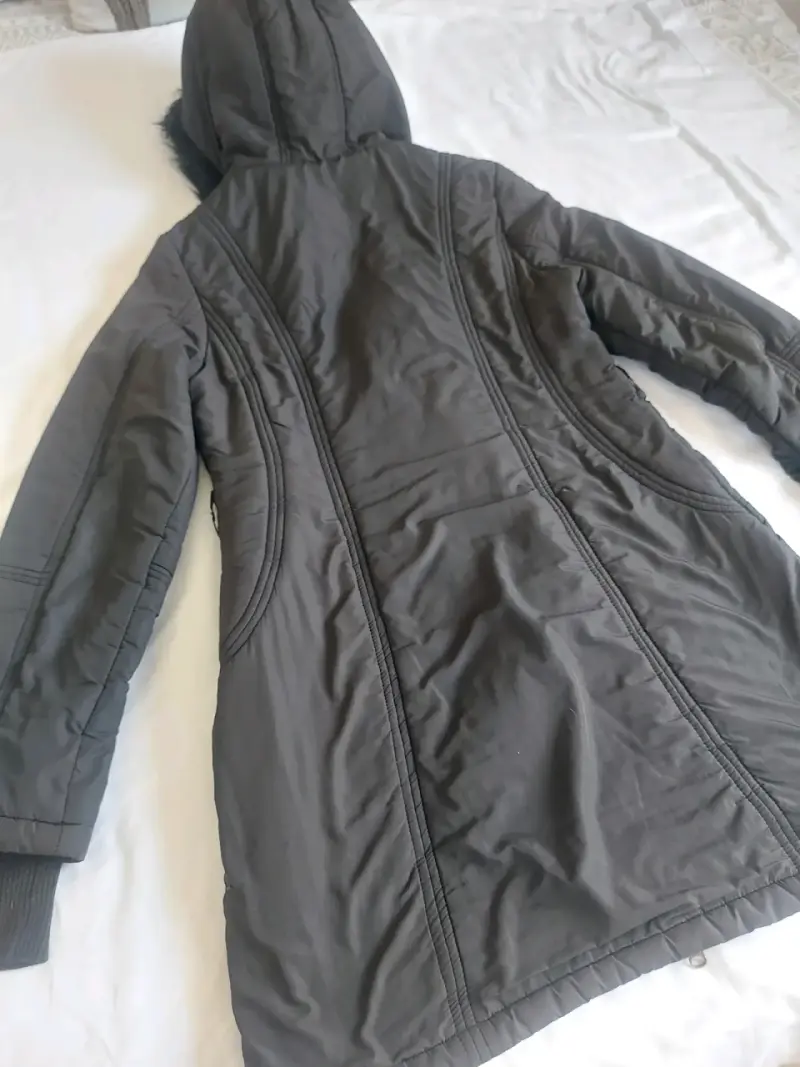 Chaqueta larga con capucha ☆ M - 4