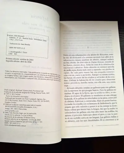 Libro 'Infancia' de J.M. Coetzee - miniatura 3