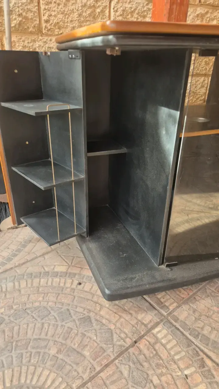 Mueble de madera para TV con puertas - 4