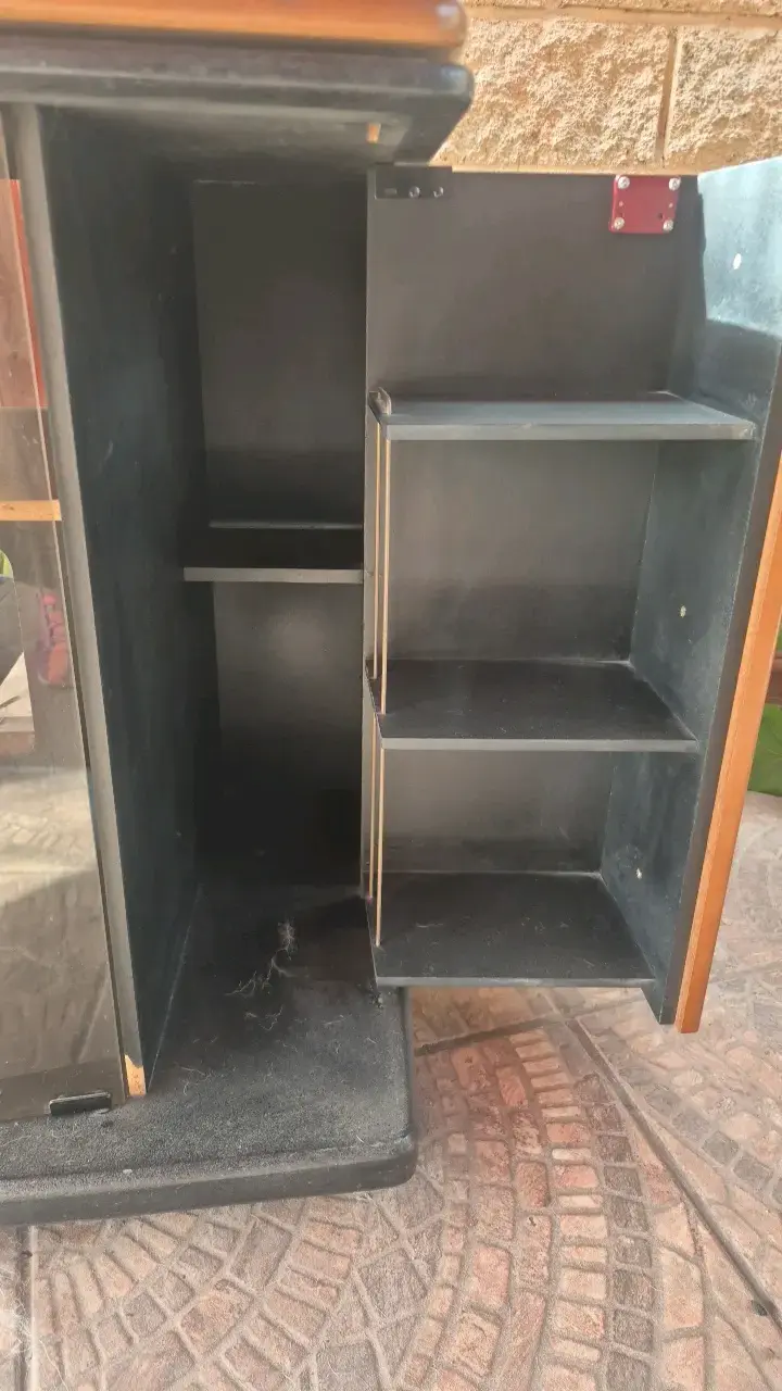 Mueble de madera para TV con puertas - 5