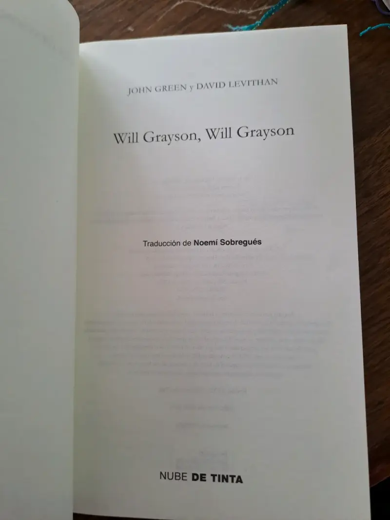 Libro 'Will Grayson, Will Grayson' de John Green - 3