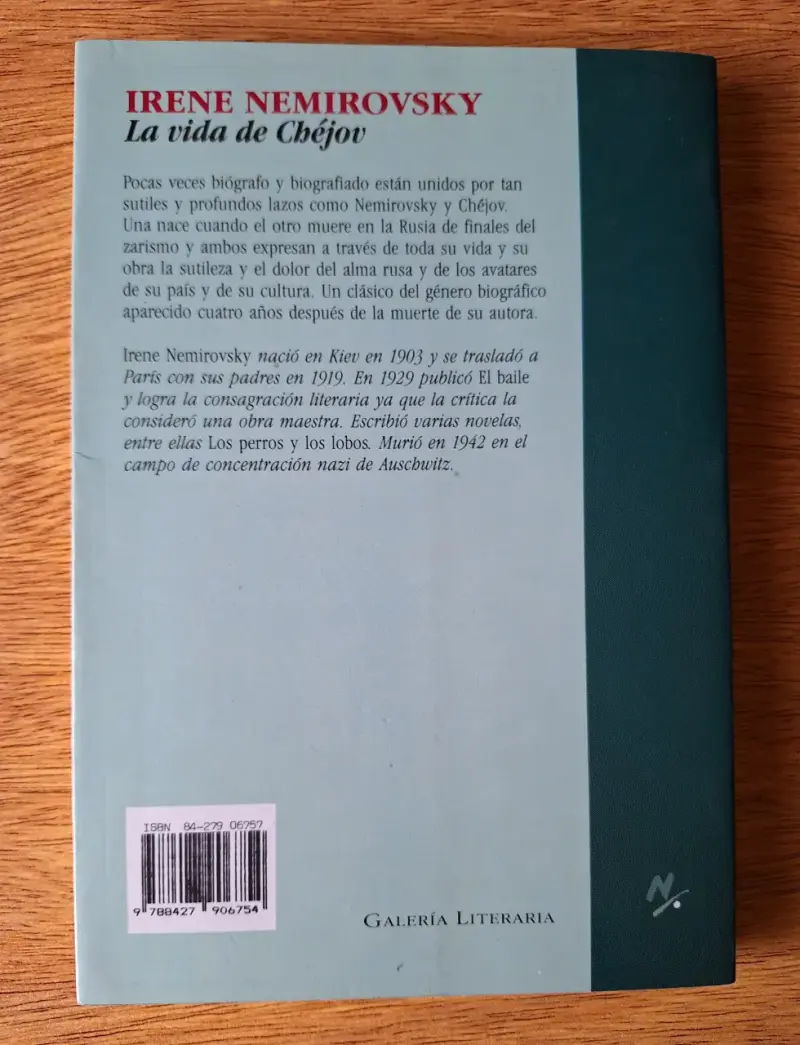 Libro 'La vida de Chéjov' de Irene Nemirovsky - 2