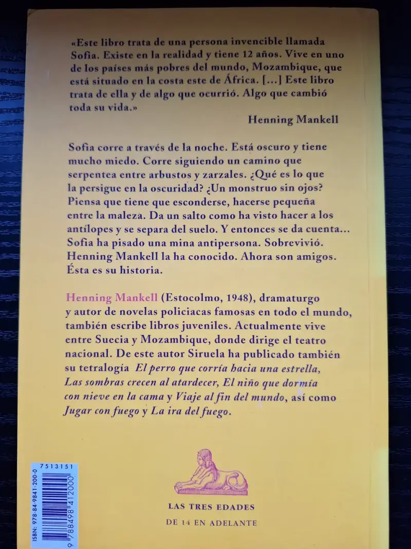 Libro 'El Secreto del Fuego' de Henning Mankell - 2