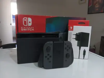 Nintendo Switch Grey V2 + Accesorios + SD256gb - miniatura 1