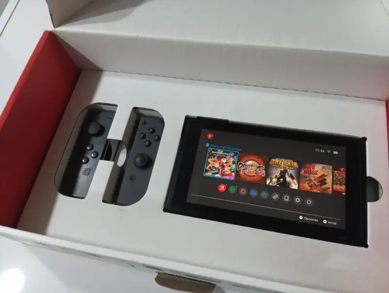 Nintendo Switch Grey V2 + Accesorios + SD256gb - 2