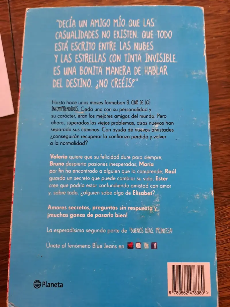 Libro 'No sonrías que me enamoro' de Blue Jeans - 2