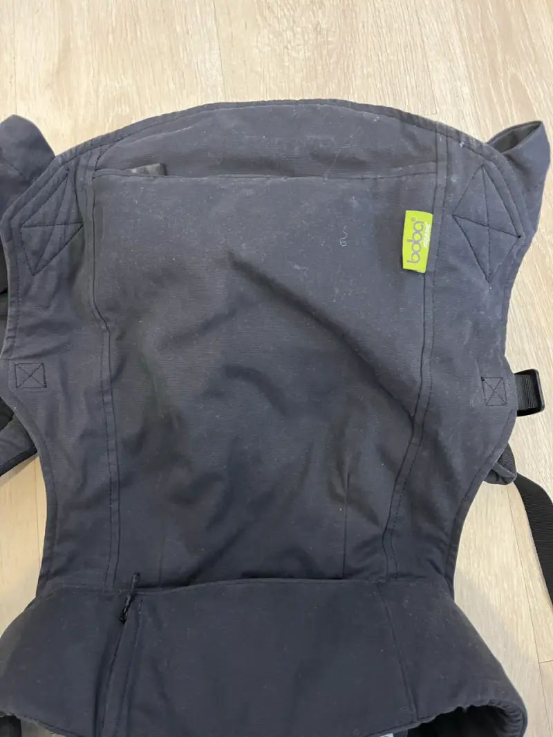 Mochila portabebé Boba negra ergonómica - 2