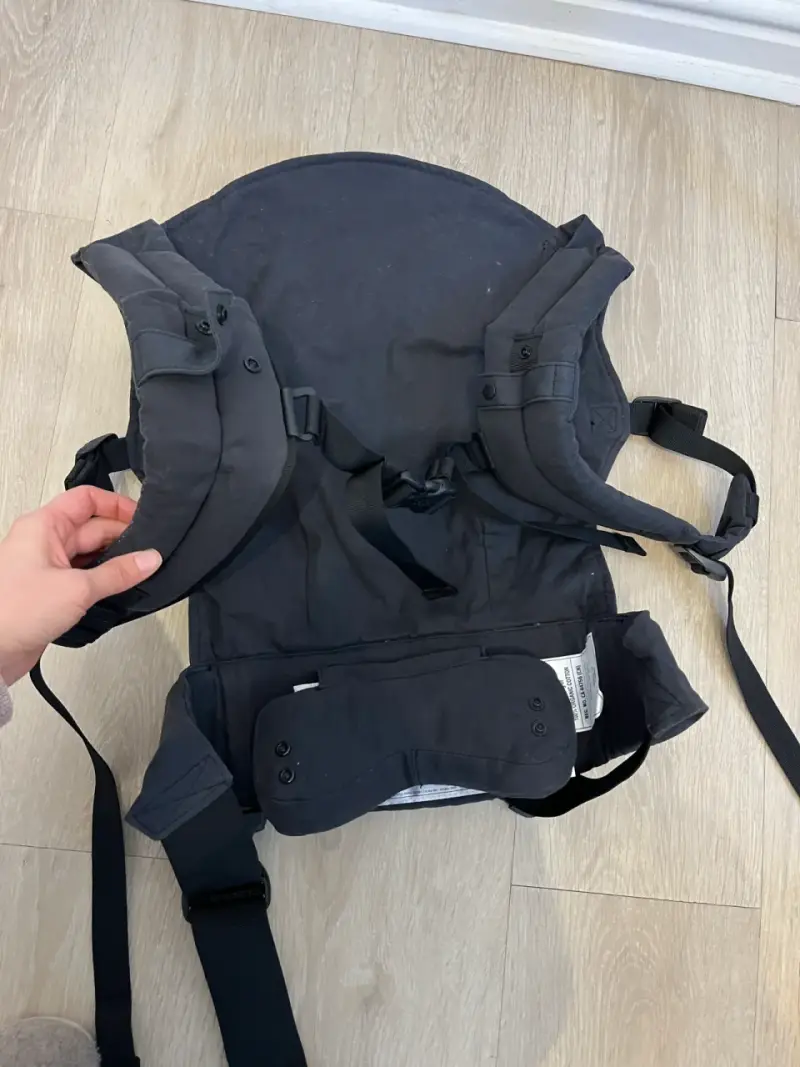 Mochila portabebé Boba negra ergonómica - 3
