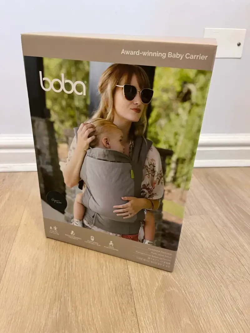 Mochila portabebé Boba negra ergonómica - 4