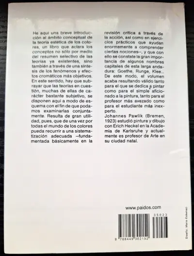 Libro 'Teoría del Color' de Johannes Pawlik - miniatura 2