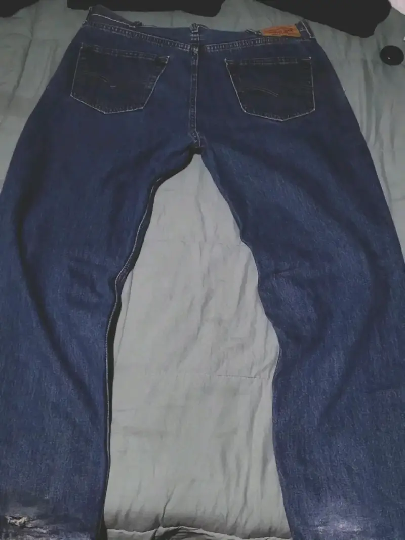 Jeans azul clásico para hombre - 2