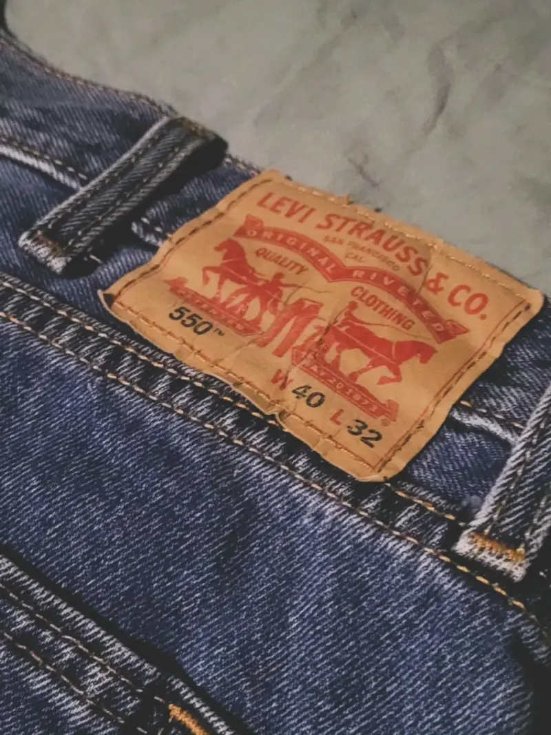 Jeans azul clásico para hombre - 5