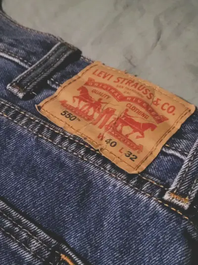 Jeans azul clásico para hombre - miniatura 5