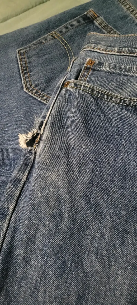 Jeans azul clásico para hombre - 6