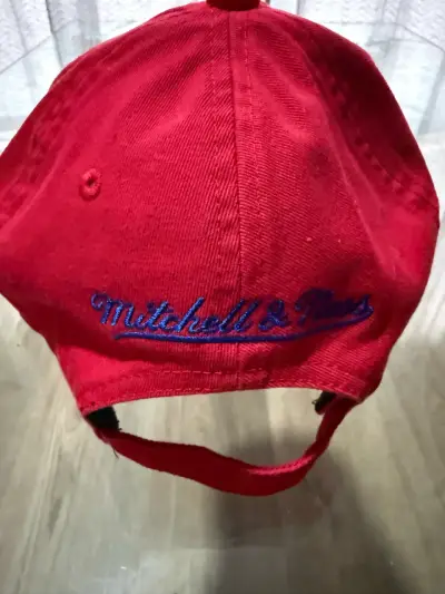 Gorra roja Detroit Pistons original - miniatura 2
