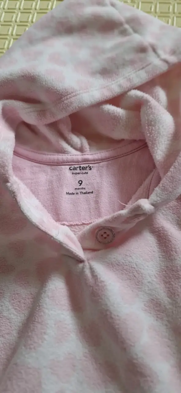 Polerón polar rosado con capucha - 4