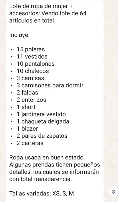 Lote de ropa y calzado para mujer - miniatura 3