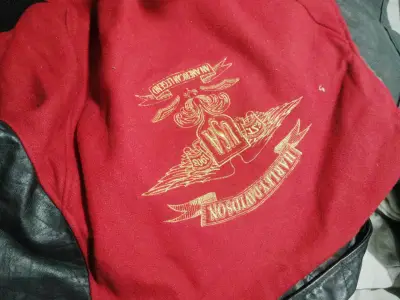 Chaqueta Harley Davidson roja y negra - miniatura 4