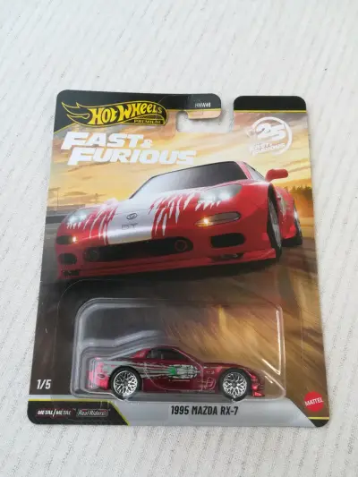 Hot Wheels Mazda RX-7 1995 Fast & Furious - miniatura 1