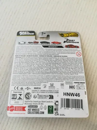 Hot Wheels Mazda RX-7 1995 Fast & Furious - miniatura 2