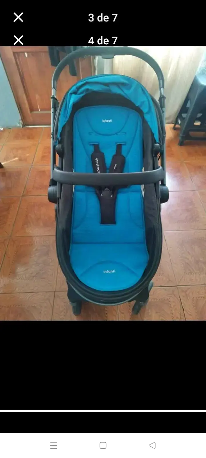 Coche de bebé Infanti azul - 1