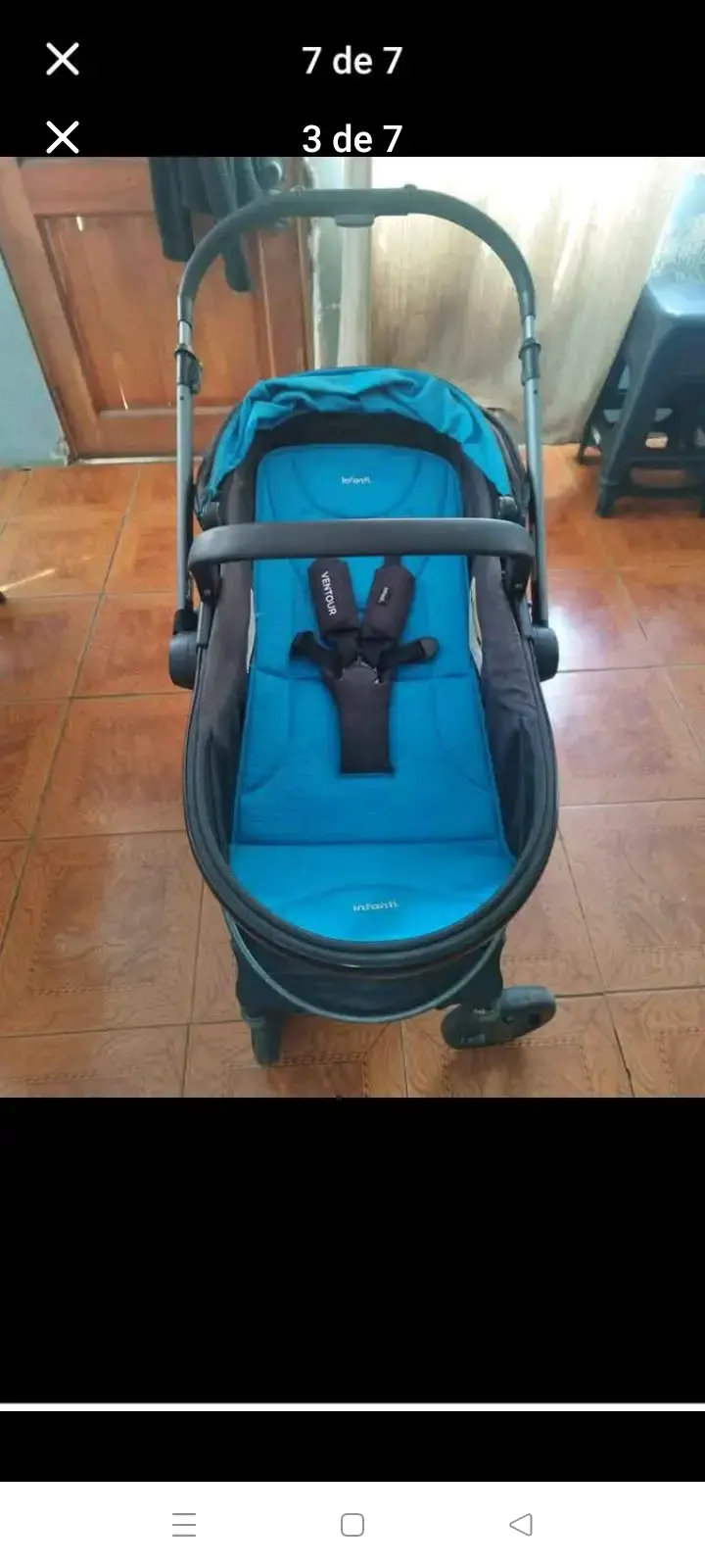 Coche de bebé Infanti azul - 2