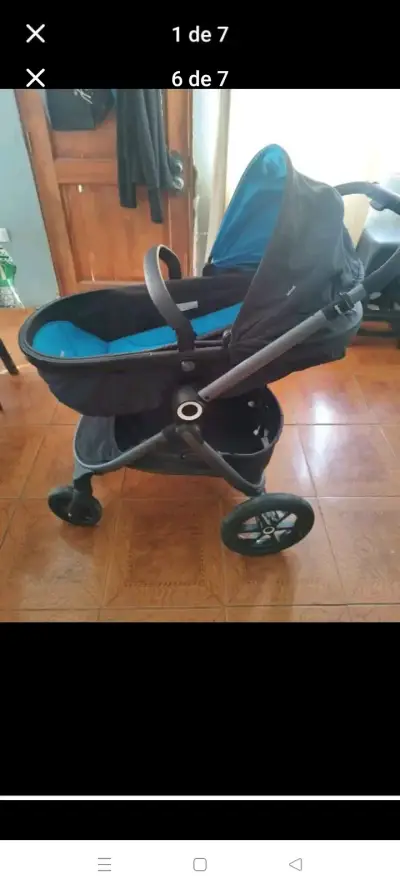 Coche de bebé Infanti azul - miniatura 5