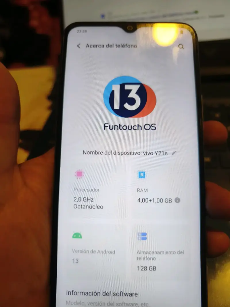 Smartphone Vivo Y21s 128GB Android 13 - 1
