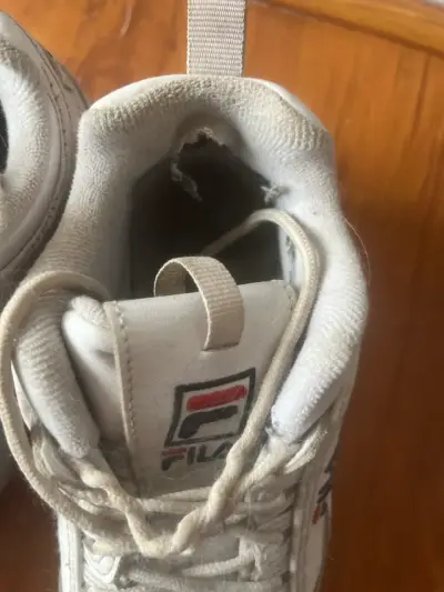 Zapatillas Fila blancas de caña alta - miniatura 1