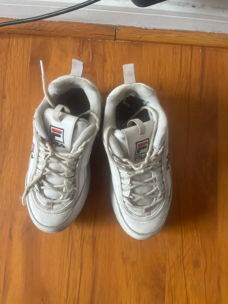 Zapatillas Fila blancas de caña alta - 3