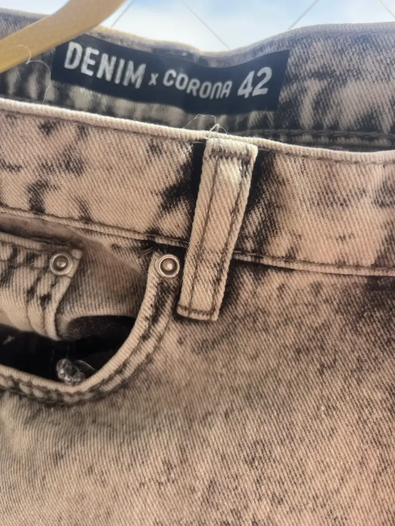 Jeans denim gris talla 42 para hombre - 2