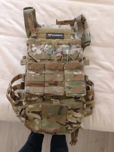 Chaleco táctico camuflado IDOGEAR - miniatura 1
