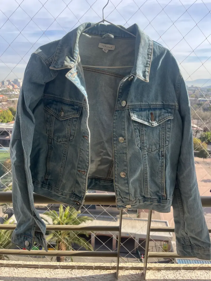 Chaqueta de mezclilla Topshop azul - 1