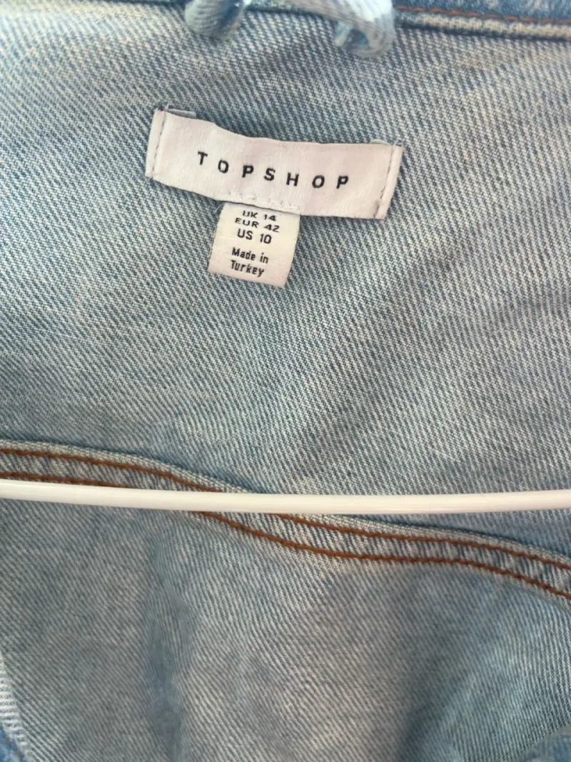 Chaqueta de mezclilla Topshop azul - 2