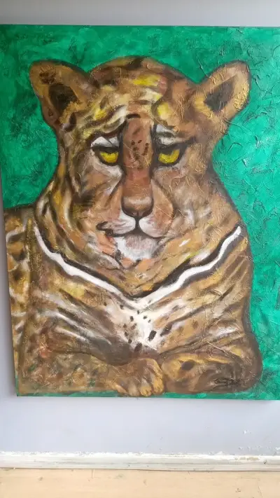 Tigre  con relieve - miniatura 2