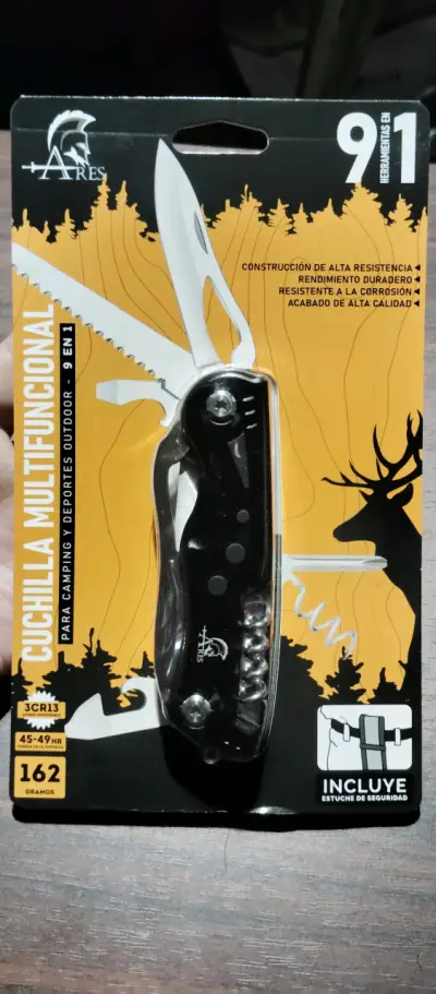 Herramienta cuchilla multifuncional 9 en 1 - miniatura 1