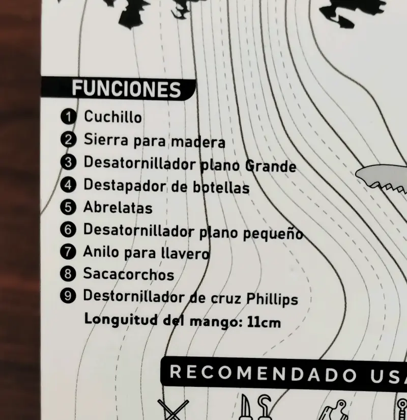 Herramienta cuchilla multifuncional 9 en 1 - 2