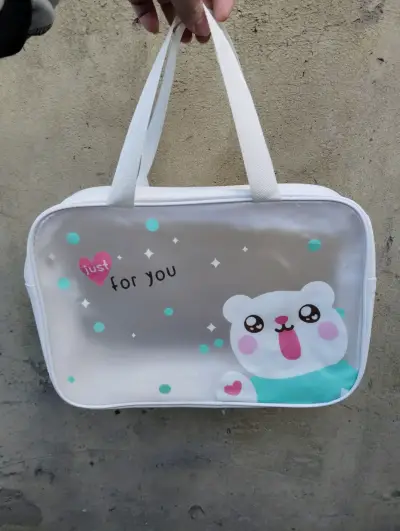 Bolso transparente con diseño de oso - miniatura 1