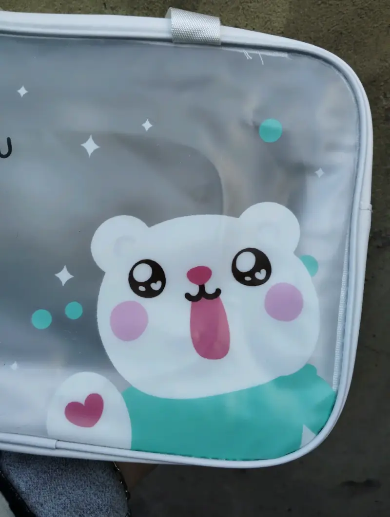 Bolso transparente con diseño de oso - 5