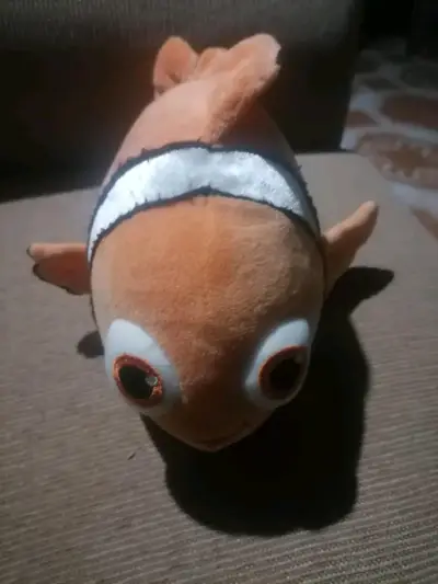 Peluche pez payaso naranja suave (Nemo) - miniatura 1