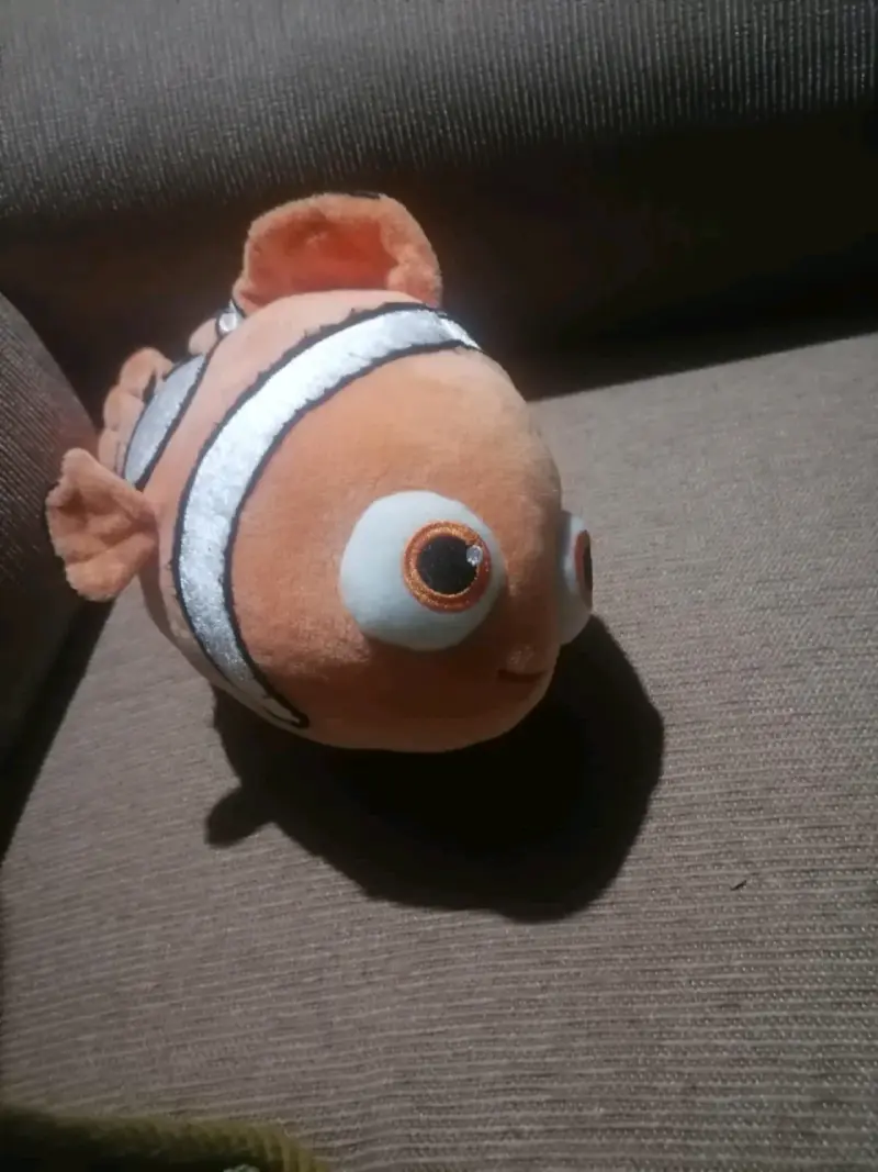 Peluche pez payaso naranja suave (Nemo) - 3
