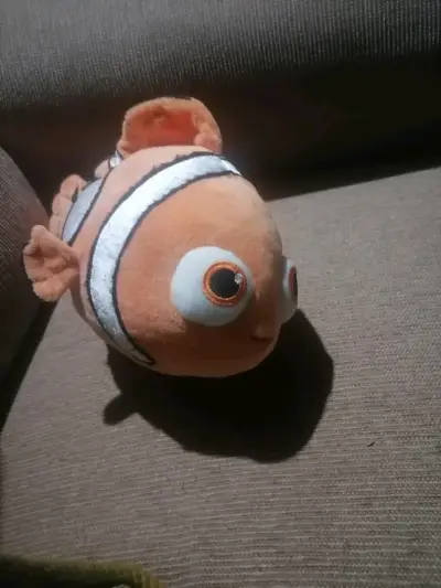 Peluche pez payaso naranja suave (Nemo) - miniatura 3